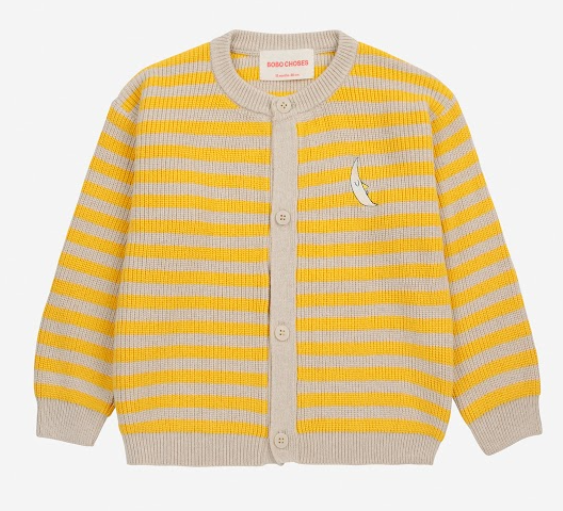 BOBO CHOSES MOON BABY CARDIGAN(12M-24M)