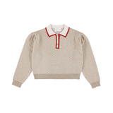MORLEY ZUG KNITTED POLO TOP (12-16Y)