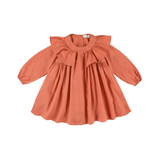 MORLEY ZABEL LONG DRESS W/RUFFLES (6-12Y)