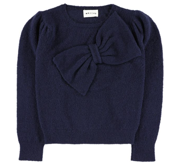 MORLEY VERDI CARDIGAN W/BOW (10-16Y)