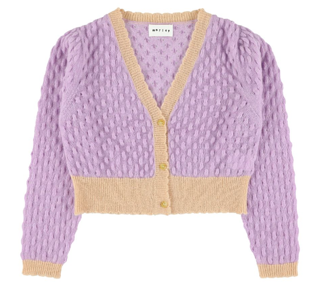 MORLEY VURGA BICOLOR CARDIGAN (6-16Y)