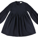 MORLEY YNDIA LONG DRESS W/PLEATS (8-14Y)