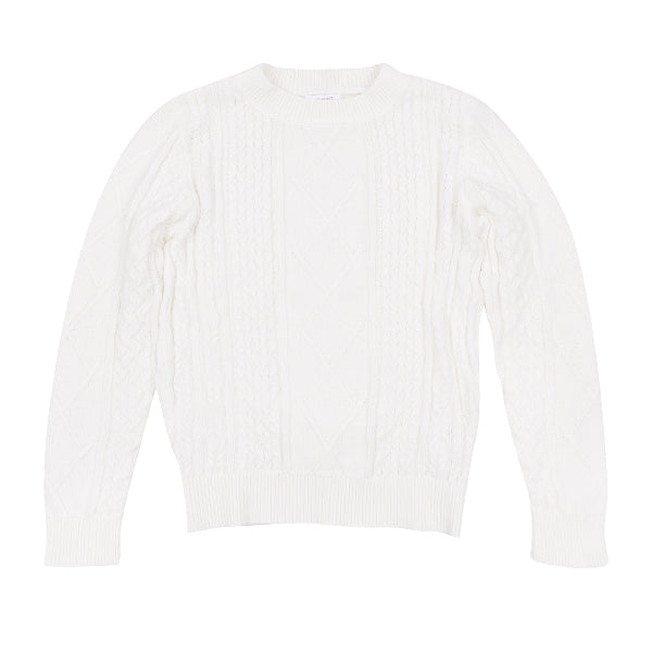 MOTU PENN MIX KNIT LS SWEATER(2-16Y) - Klade Children's Boutique