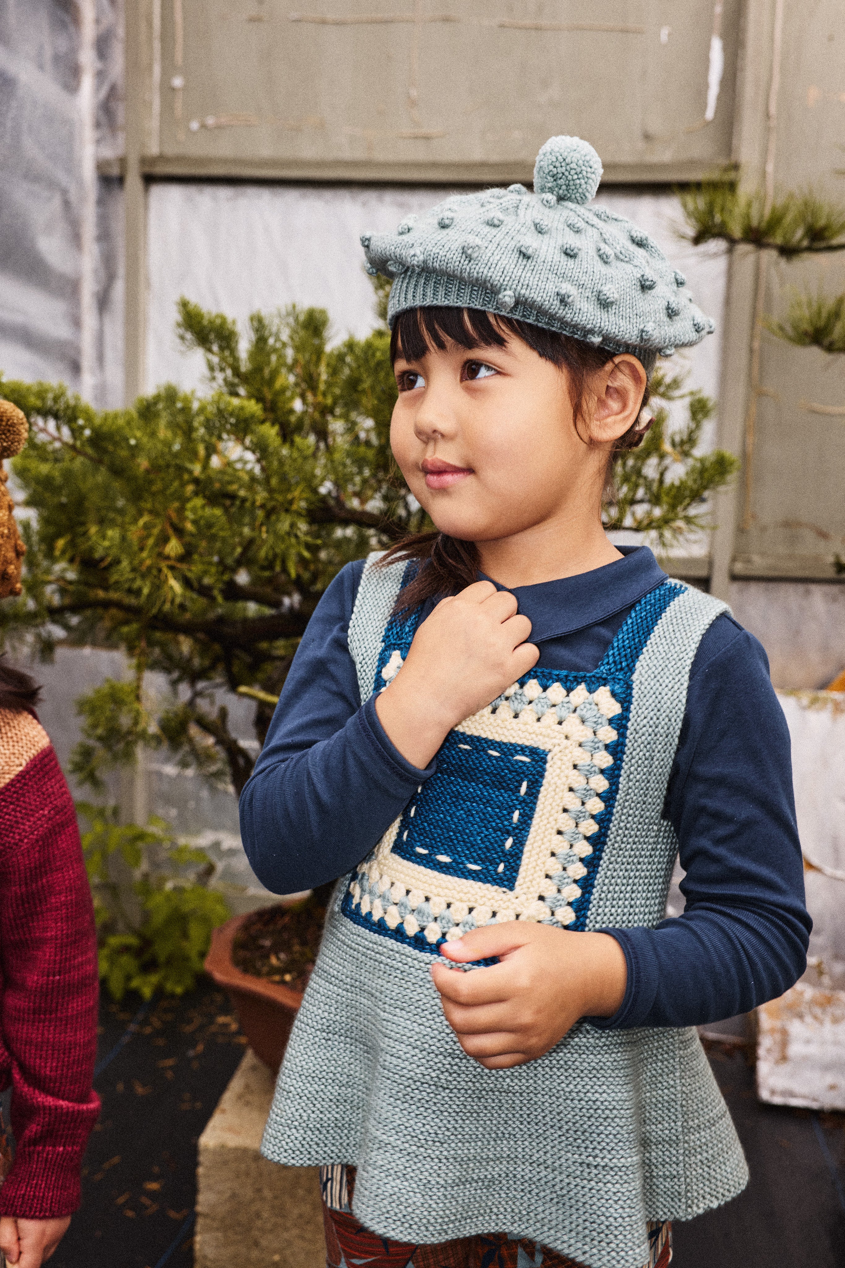 帽子 Misha & Puff popcorn beret Ink 6-8y MISHA & PUFF POPCORN BERET (2-8Y) – Klade Children's Boutique