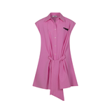 MSGM POPLIN DRESS (4-10Y)