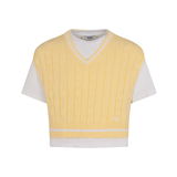 MSGM KNITTED JERSEY TSHIRT (10-14Y)