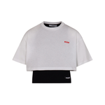 MSGM SS TSHIRT COMBO RIB TANK (12-14Y) - Klade Children's Boutique