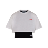 MSGM SS TSHIRT COMBO RIB TANK (12-14Y) - Klade Children's Boutique