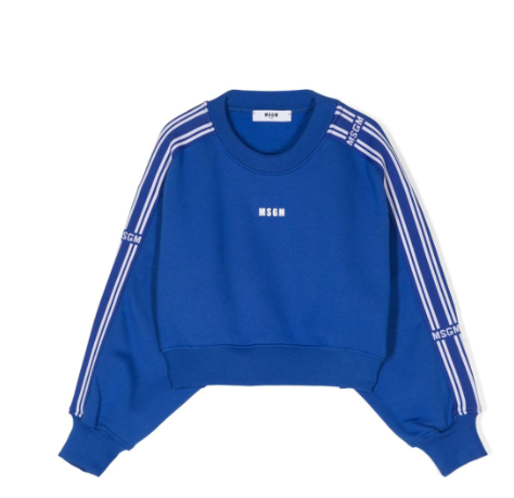 MSGM CROPPED SWEATSHIRT(10-14Y)