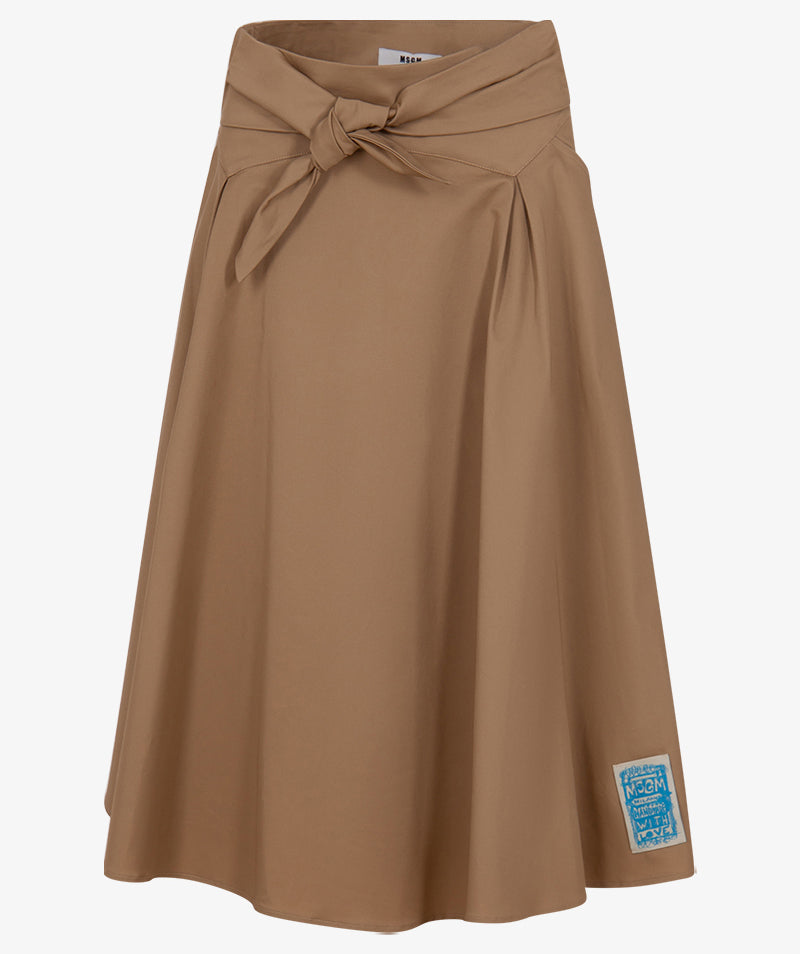 MSGM GABARDINE SKIRT (10-14Y)