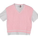 MSGM KNITTED JERSEY TSHIRT (10-14Y)