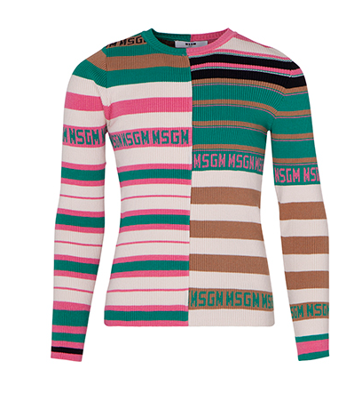 MSGM KNIT RIBBED JUMPER(10-14Y)