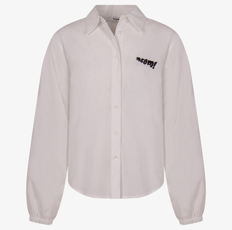 MSGM LS POPLIN SHIRT (10-14Y)