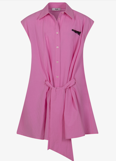 MSGM POPLIN DRESS (4-10Y)