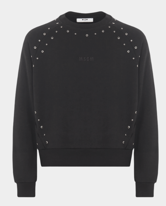 ✧︎M✧︎ MSGM STUDDED FLEECE HOODIE (8-14Y)