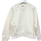 MSGM STUDDED FLEECE HOODIE (8-14Y)