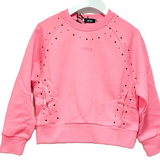 MSGM STUDDED FLEECE HOODIE (8-14Y)