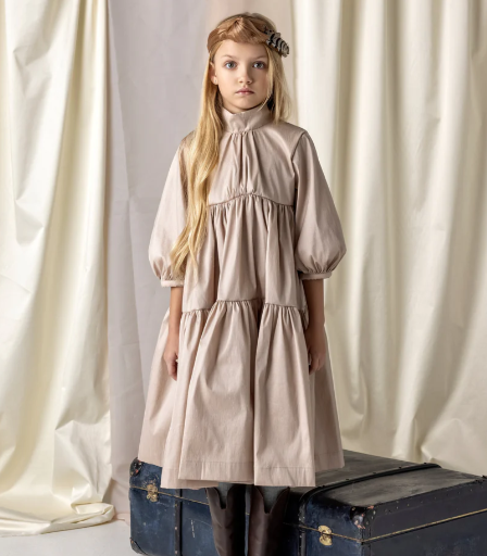 MUMMYMOON ELANIE TAFETTA DRESS (2-14Y)