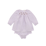 BIRINIT PETIT EMB SMOCKED BLOUSE W/BLOOMERS (6M-2Y)