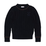 MOTU ARCHER PIPED CABLE CREW TOP (2-16Y)