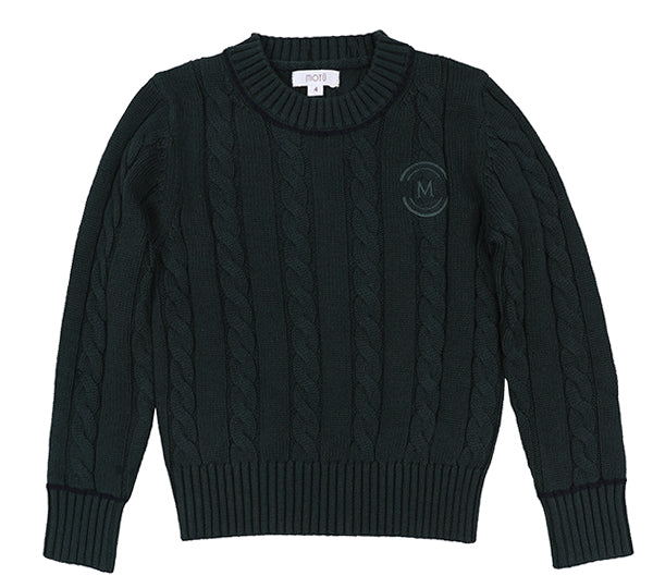 MOTU ARCHER PIPED CABLE CREW TOP (2-16Y)