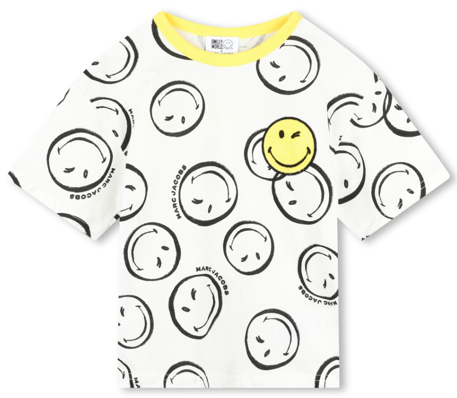 MARC JACOBS SMILEY SS TEE (2-8A)