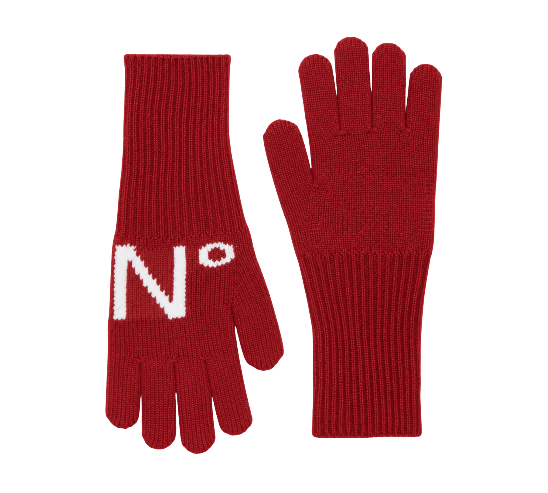 N21 KNIT GLOVES W/LOGO (OS)