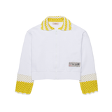 N21 ZIP CROCHET COLLAR SWEATSHIRT (12-16Y)