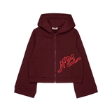 N21 EMBROIDERED LOGO ZIP HOODIE (10-16Y)