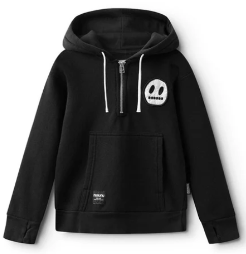 NUNUNU 1/2 ZIP HOODIE (2-11Y)