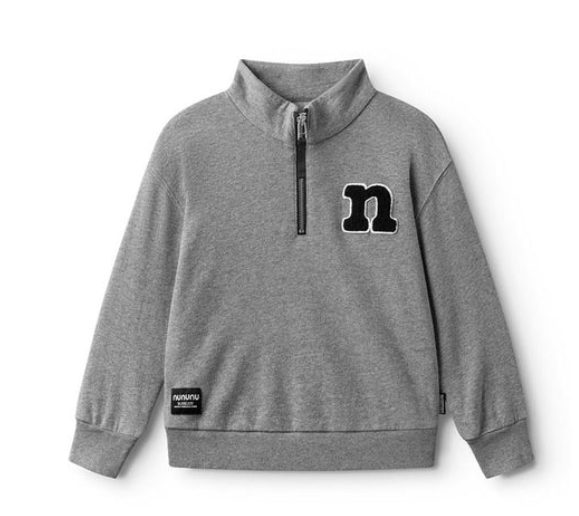 NUNUNU 1/2 ZIP SWEATSHIRT (2-11Y)