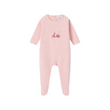 OUBON BIKE GIRLS FOOTIE W/HAT (3M-9M)
