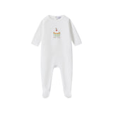 OUBON CUPCAKE BOYS FOOTIE W/HAT (3M-9M)