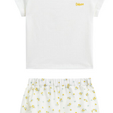 OUBON FLORAL BLOOMER & TSHIRT (9M-24M)