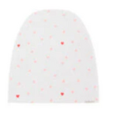 OUBON HEART PRINT HAT (1M-6M)