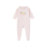 OUBON ICE CREAM GIRLS FOOTIE W/HAT (3M-9M)