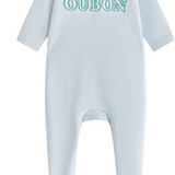OUBON PATCHWORK BOYS FOOTIE (1M-9M)