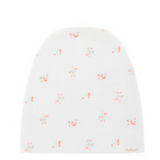 OUBON RED FLORAL PRINT HAT (1M-9M)