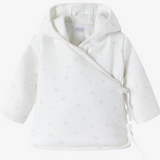 OUBON TULIP PRINT BOYS WRAP JACKET W/HAT (3M-12M)