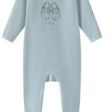 OUBON VELOUR SHOE PRINT SET (1M-9M)