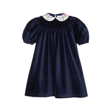 PAADE MODE HAVEN VELVET EMB PETER PAN COLLAR DRESS(2-6Y)