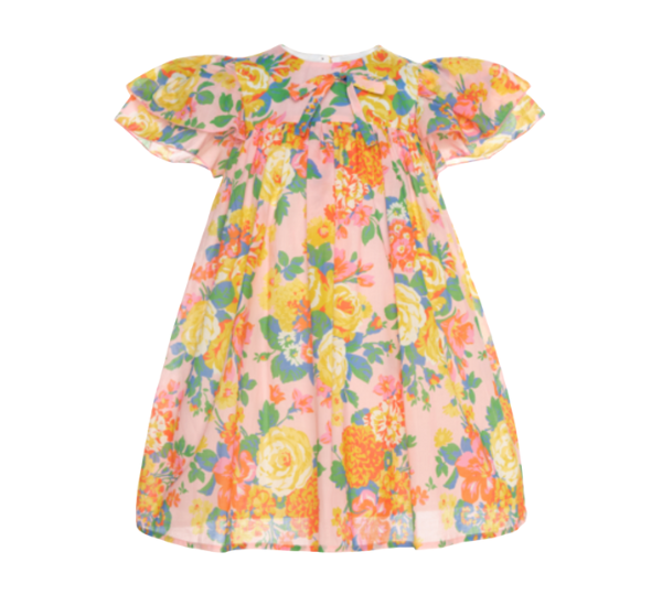 PAADE MODE SADIE DRESS W/BOW (2-10Y) - Klade Children's Boutique
