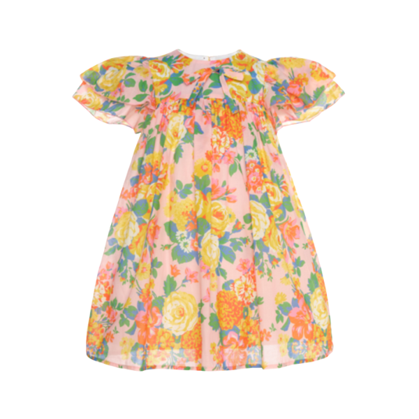 PAADE MODE SADIE DRESS W/BOW (2-10Y) - Klade Children's Boutique