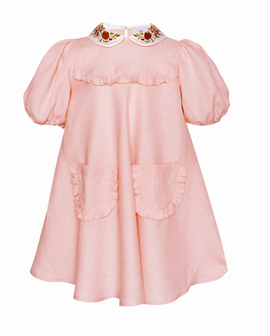 PAADE MODE AFTERNOON EMB COLLAR DRESS(2-11Y)