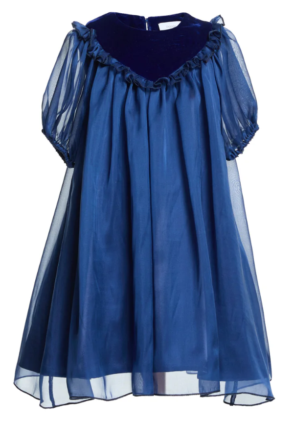 PAADE MODE CELESTE SILK DRESS (2-10Y)