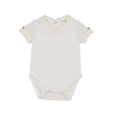 PELUCHE SS ONESIE W/ROLLOVER SLEEVE (3M-24M)