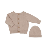 PELUCHE EMBOSSED KNIT CARDIGAN (3M-18M)