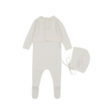 PELUCHE SIGNATURE FOOTIE W/BEANIE (1M-6M)
