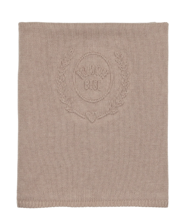 PELUCHE EMBOSSED KNIT BLANKET (OS)