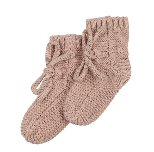 PELUCHE KNIT BOOTIES (3M-6M)